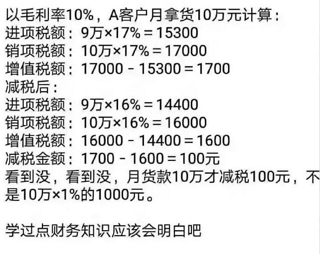 增值税推算